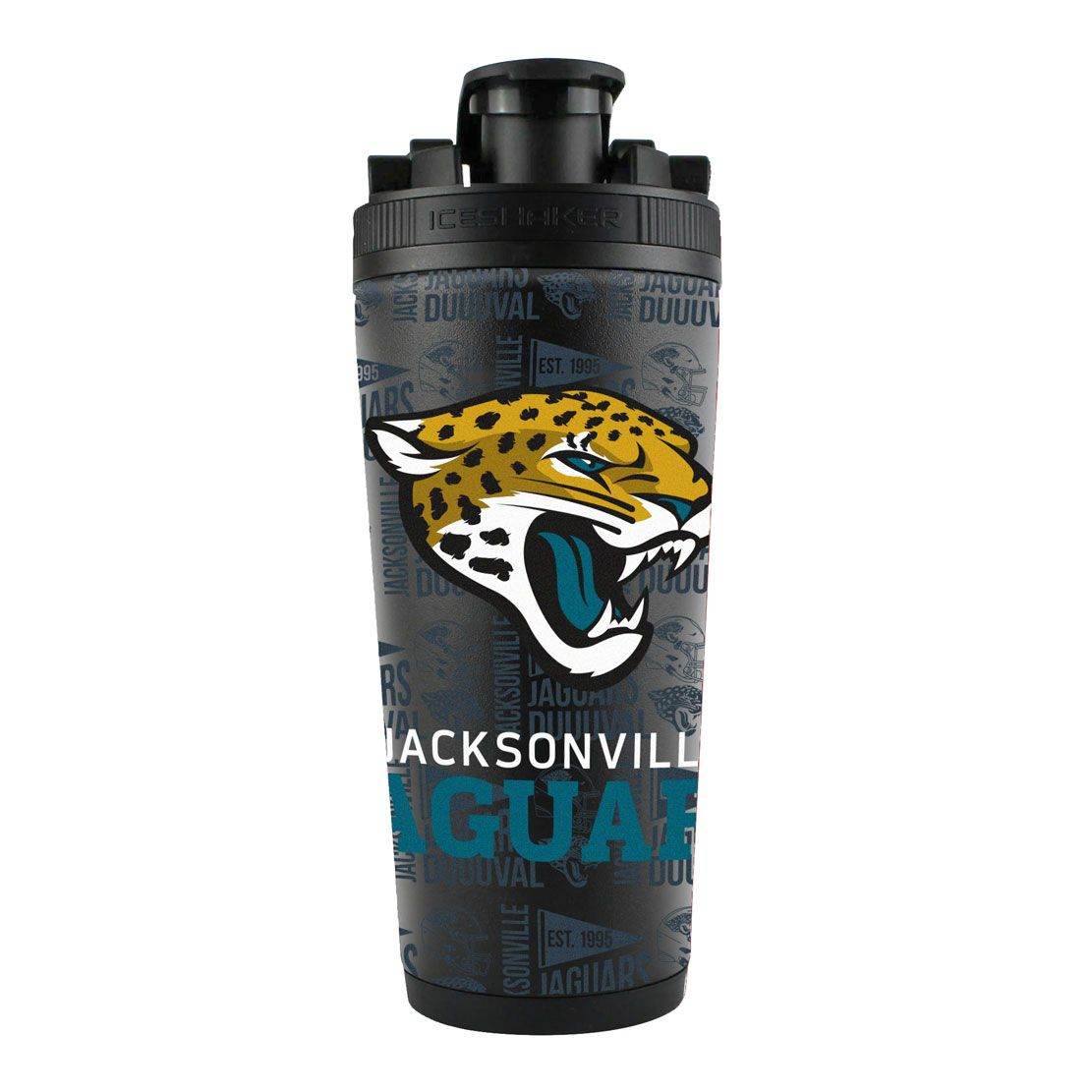 Jacksonville Jaguars Ice Shaker 26 Ounce Stainless Steel - ToylandEU