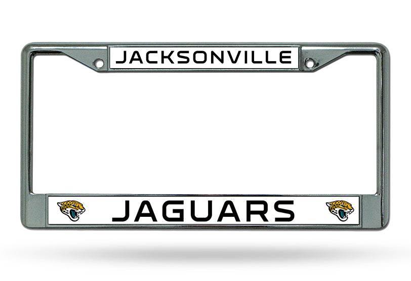 Jacksonville Jaguars License Plate Frame Chrome Official - ToylandEU