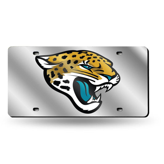 Jacksonville Jaguars License Plate Laser Cut Silver - ToylandEU