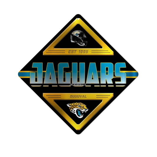  Jacksonville Jaguars Metal Diamond Sign 12 Inch Wall Art -  ToylandEU™