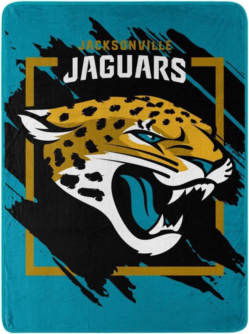 Jacksonville Jaguars Micro Raschel Blanket 46x60 Dimensional - ToylandEU