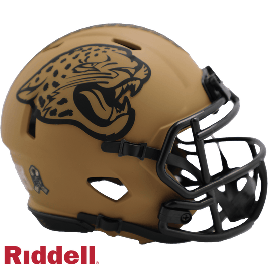 Jacksonville Jaguars Mini Speed Helmet Salute To Service - ToylandEU