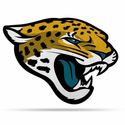 Jacksonville Jaguars Pennant Shape Cut Logo Design Felt - ToylandEU