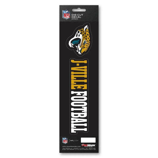 Jacksonville Jaguars Premium Die Cut Decal Pack Logo Slogan -  ToylandEU™