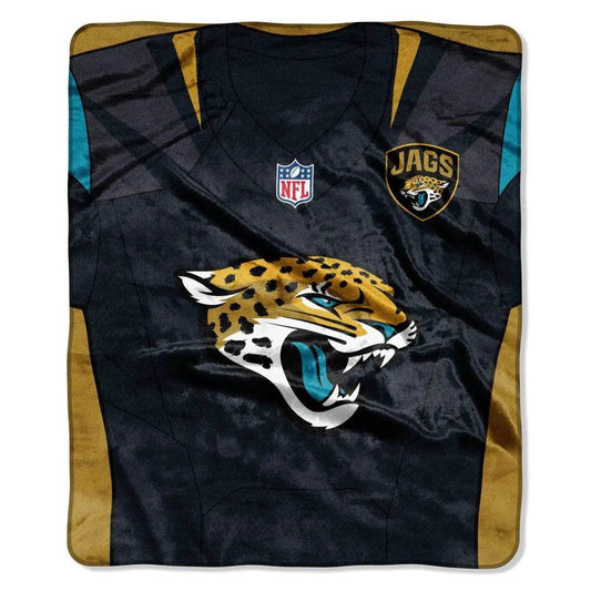 Jacksonville Jaguars Raschel Jersey Blanket 50x60 Plush -  ToylandEU™