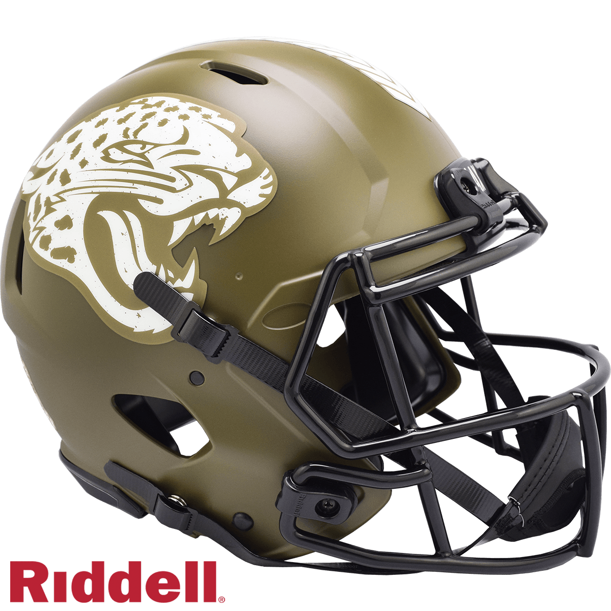 Jacksonville Jaguars Riddell Salute To Service Helmet - ToylandEU