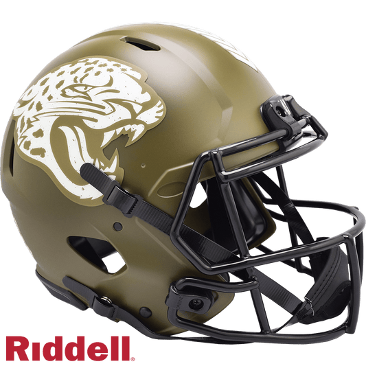 Jacksonville Jaguars Riddell Salute To Service Helmet - ToylandEU