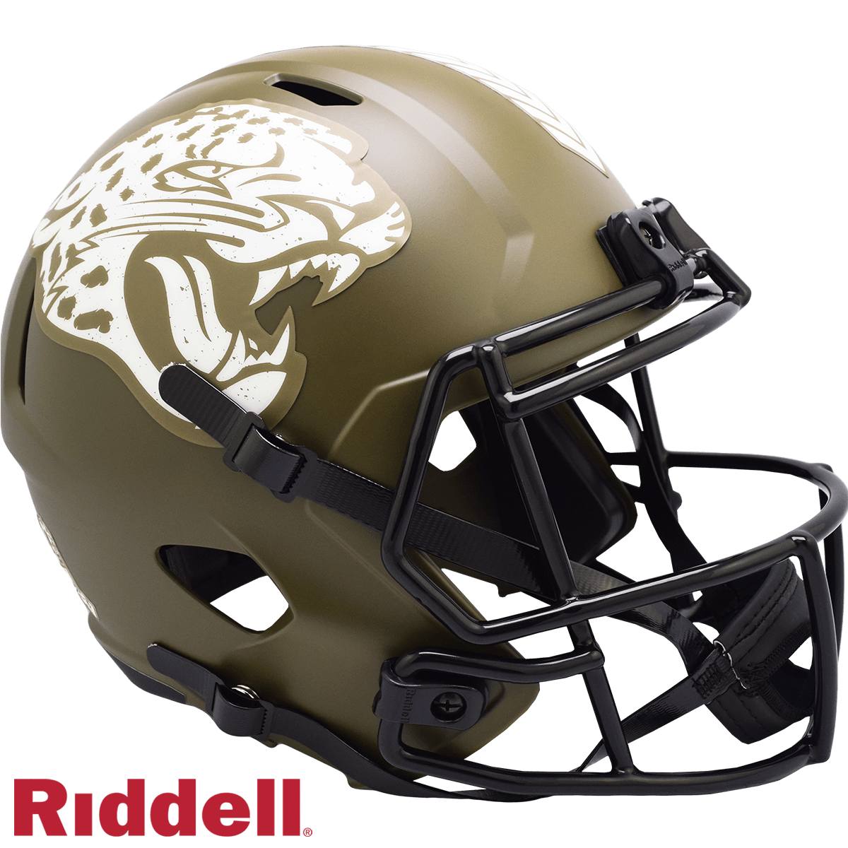 Jacksonville Jaguars Riddell Salute to Service Helmet 2022 - ToylandEU