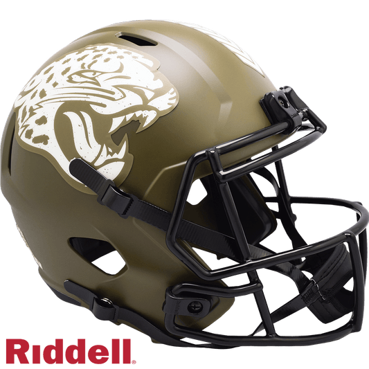 Jacksonville Jaguars Riddell Salute to Service Helmet 2022 - ToylandEU