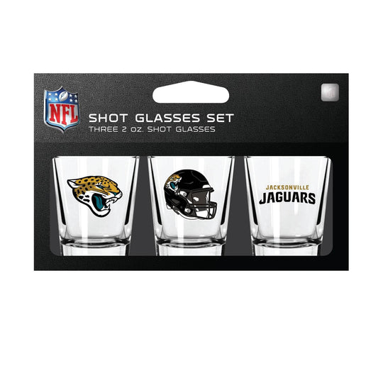 Jacksonville Jaguars Shot Glass Set 3 Pack NFL Licensed - ToylandEU