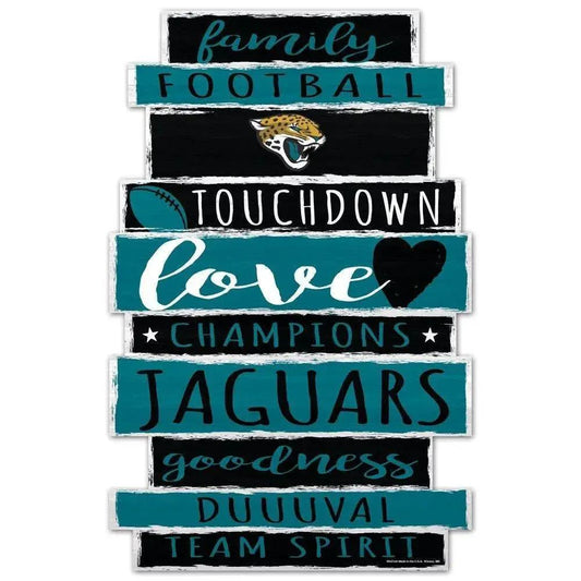  Jacksonville Jaguars Sign 11x17 Wood Family Word Design -  ToylandEU™