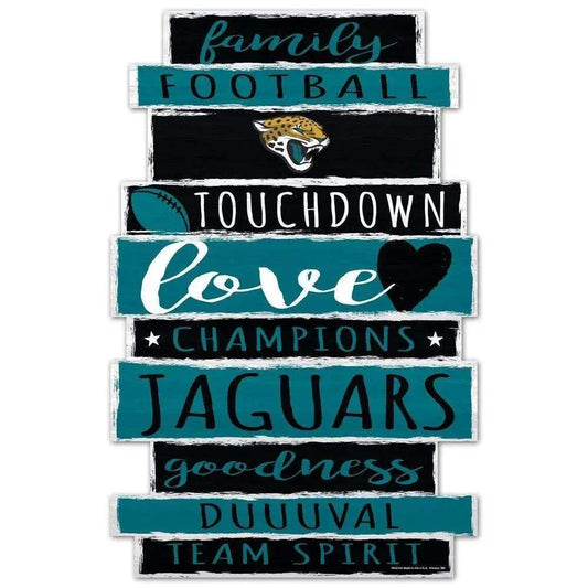 Jacksonville Jaguars Sign 11x17 Wood Family Word Design -  ToylandEU™