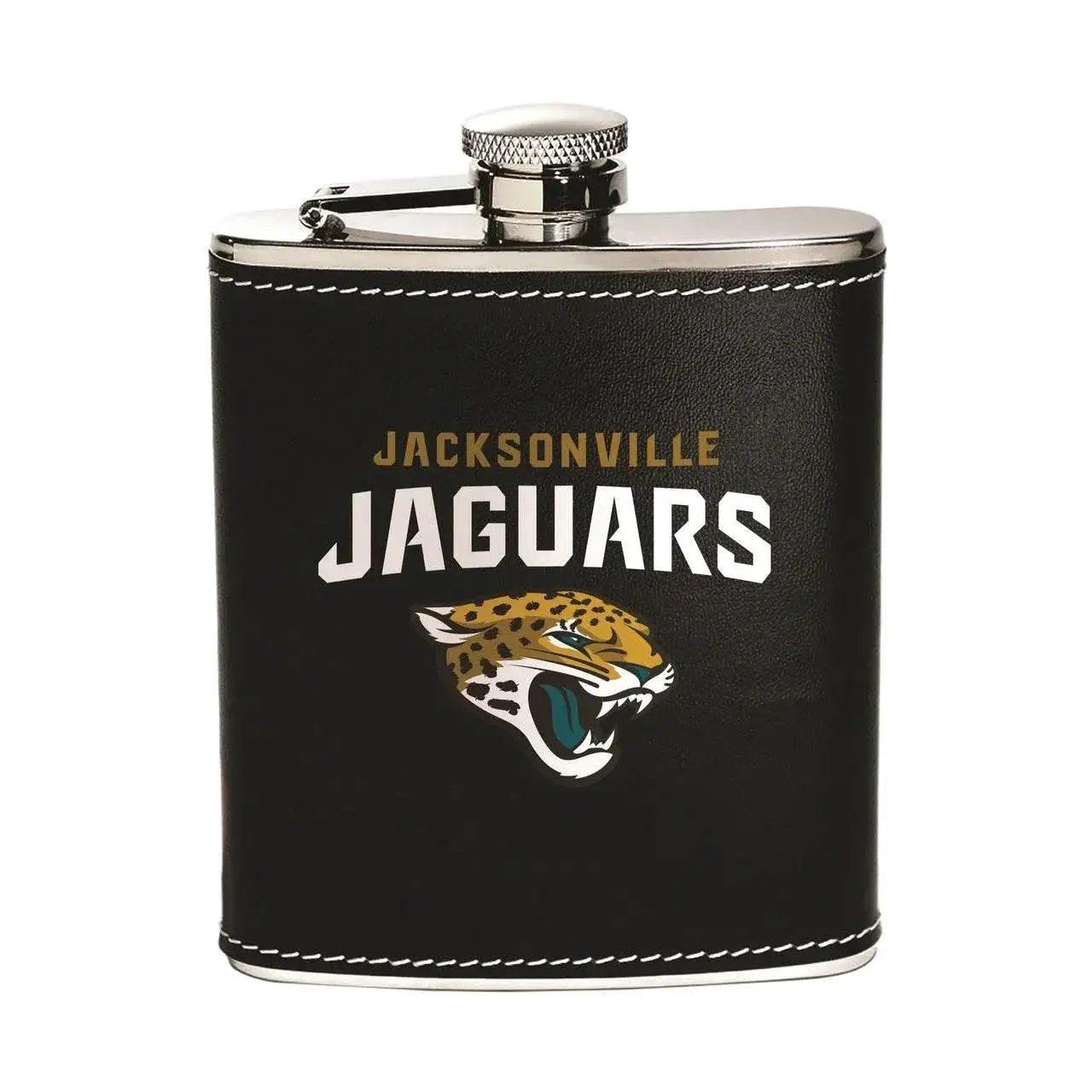  Jacksonville Jaguars Stainless Steel Flask Leather Wrapped -  ToylandEU™