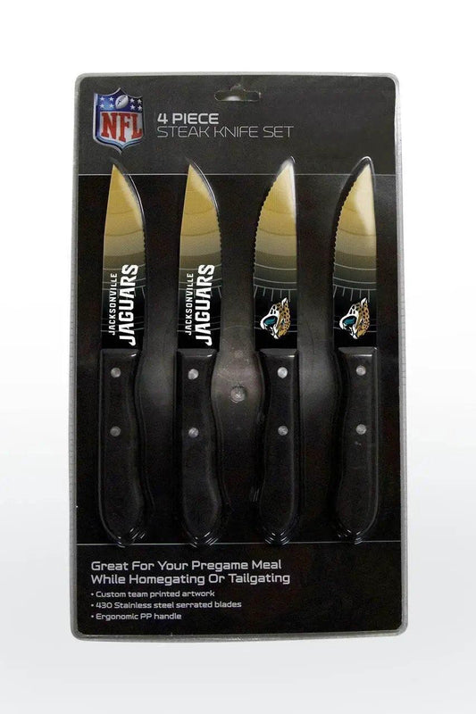  Jacksonville Jaguars Steak Knife Set Four Pack Steel -  ToylandEU™