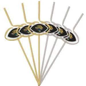 Jacksonville Jaguars Team Sipper Straws Pack 6 BPA Free - ToylandEU