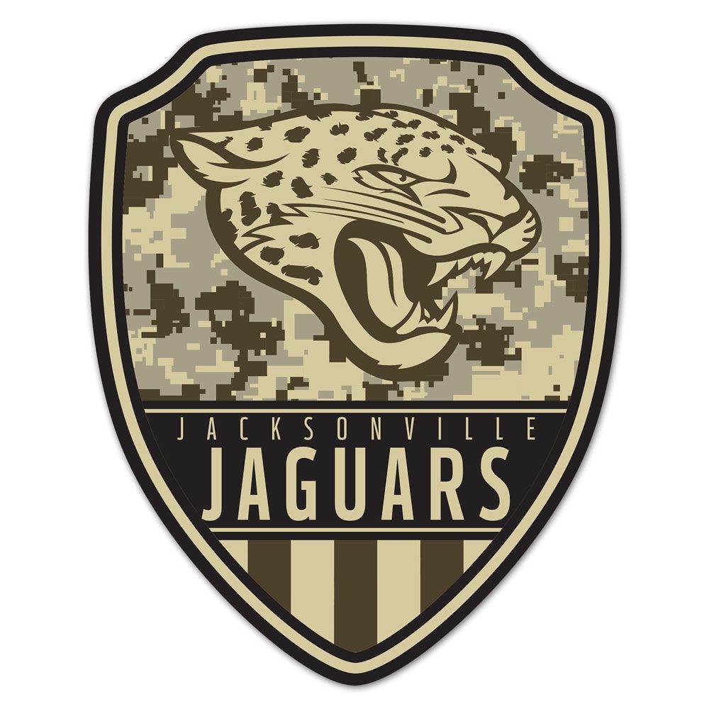 Jacksonville Jaguars Wood Shield Sign 11x17 Indoor Decor - ToylandEU