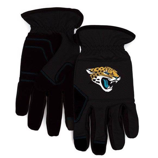 Jacksonville Jaguars Work Gloves Padded Durable Grip - ToylandEU