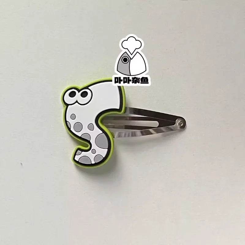 Japan Game Splatoon3 Hairpin Spot Cute Gift Collection Action Figures - ToylandEU