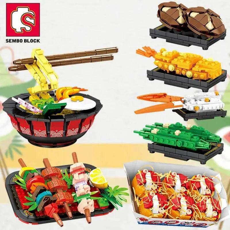  Japanese Cuisine Toys Bricks Sushi Ramen Music Box Kits -  ToylandEU™