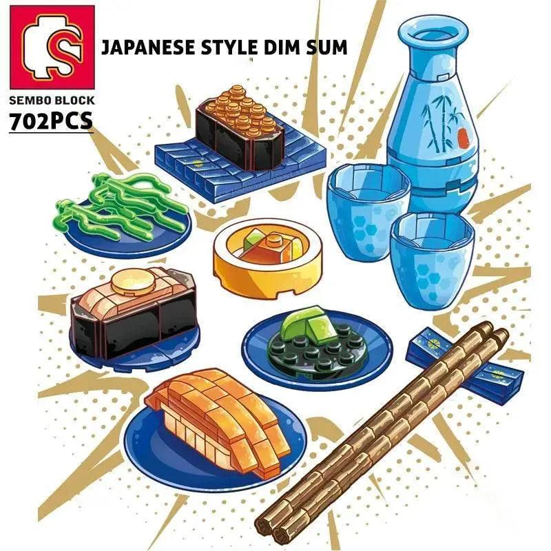  Japanese Cuisine Toys Bricks Sushi Ramen Music Box Kits -  ToylandEU™