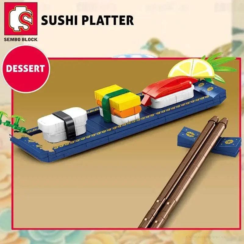  Japanese Cuisine Toys Bricks Sushi Ramen Music Box Kits -  ToylandEU™