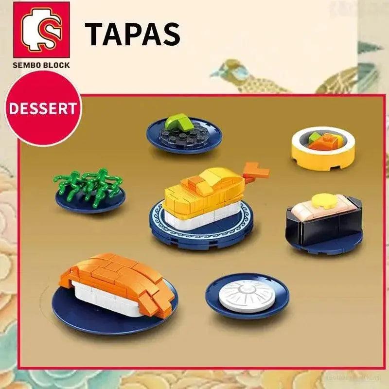  Japanese Cuisine Toys Bricks Sushi Ramen Music Box Kits -  ToylandEU™
