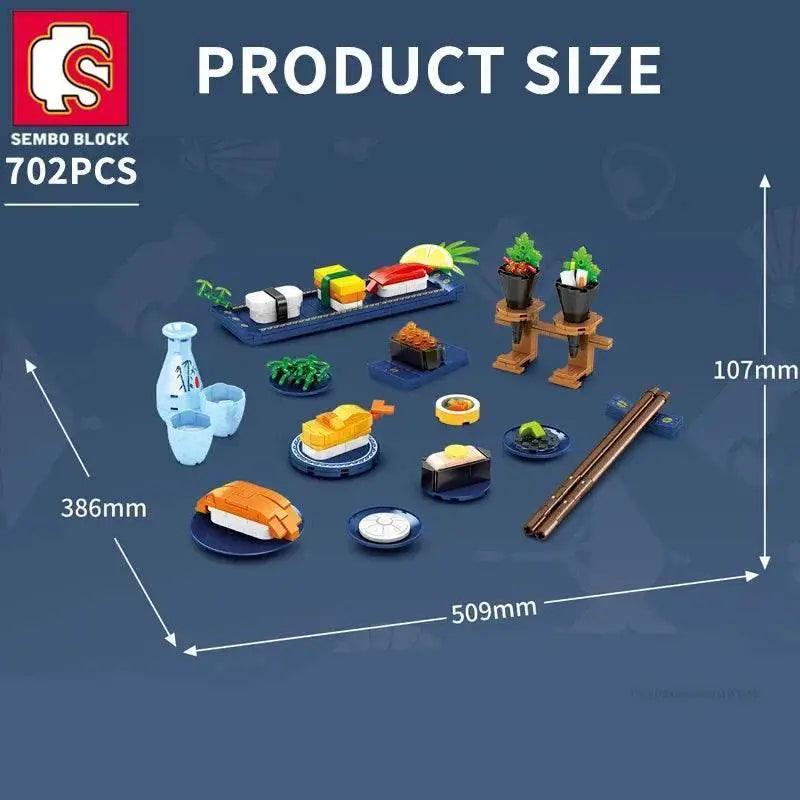  Japanese Cuisine Toys Bricks Sushi Ramen Music Box Kits -  ToylandEU™