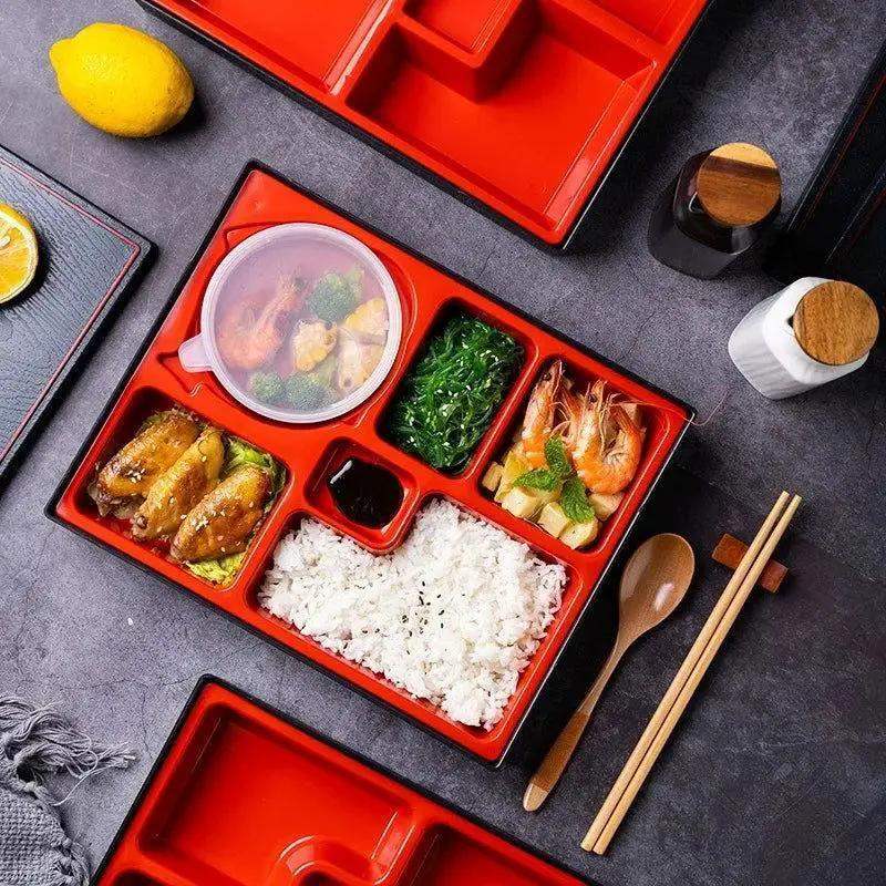 Japanese Style Wood Grain Lunch Box With Leakproof Design - ToylandEU