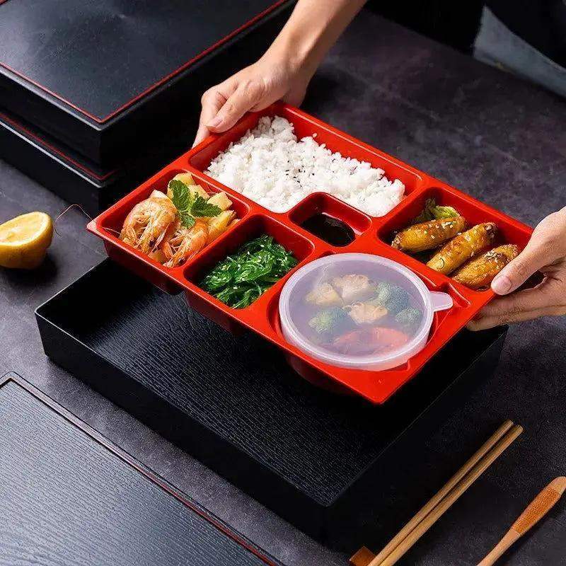 Japanese Style Wood Grain Lunch Box With Leakproof Design - ToylandEU