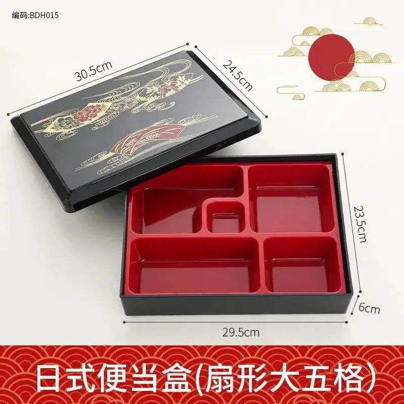 Japanese Style Wood Grain Lunch Box With Leakproof Design - ToylandEU