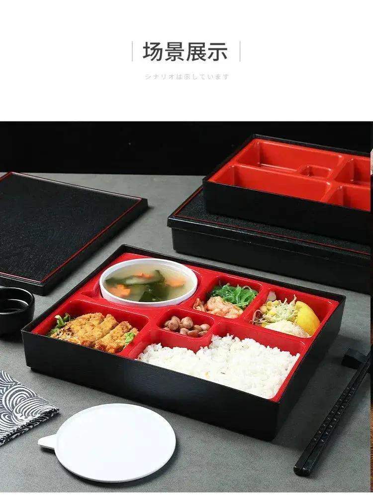Japanese Style Wood Grain Lunch Box With Leakproof Design - ToylandEU