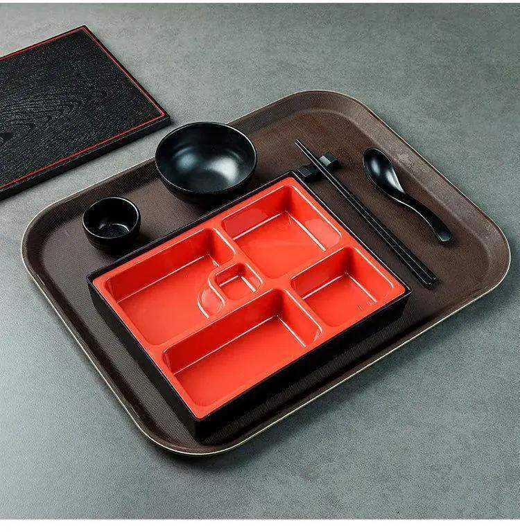 Japanese Style Wood Grain Lunch Box With Leakproof Design - ToylandEU