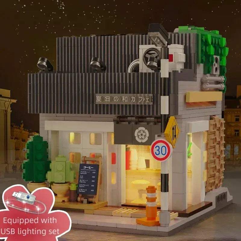 Japanese Style City Street Building Blocks For Creative Builds - ToylandEU