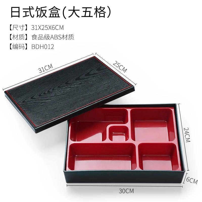  Japanese Style Wood Grain Lunch Box Leakproof Design 