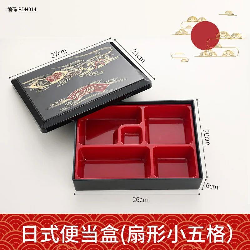  Japanese Style Wood Grain Lunch Box Leakproof Design 