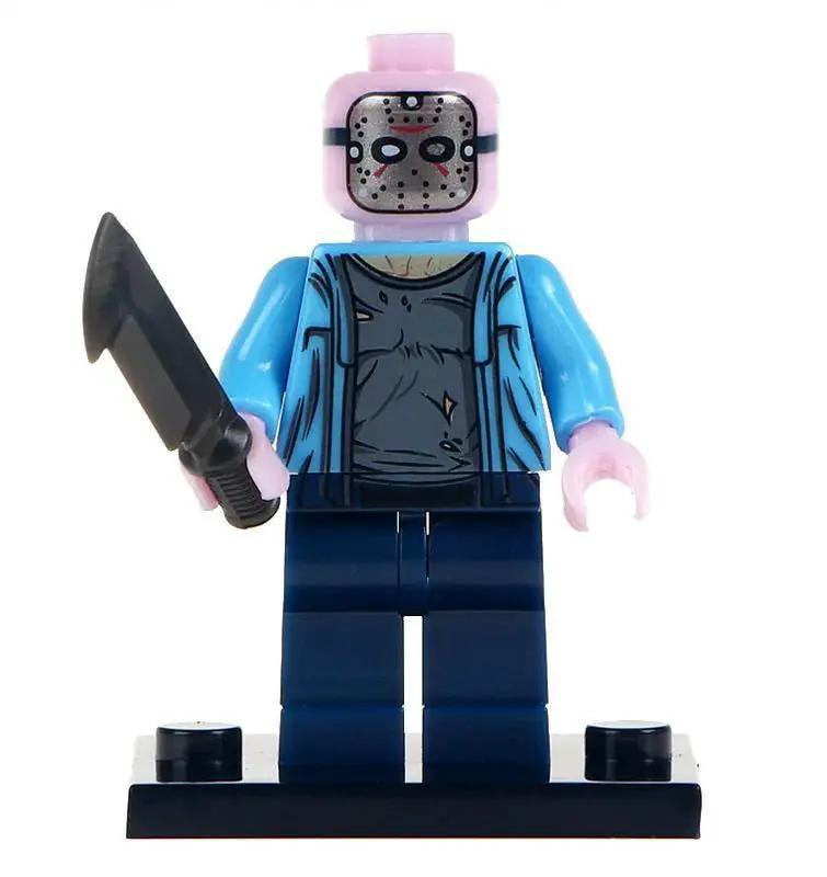  Jason Voorhees Friday The 13th Blue NES Lego Minifigures Custom Horror Toys 5 -  ToylandEU™