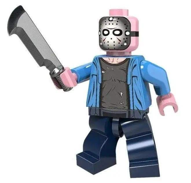  Jason Voorhees Friday The 13th Blue NES Lego Minifigures Custom Horror Toys 5 -  ToylandEU™