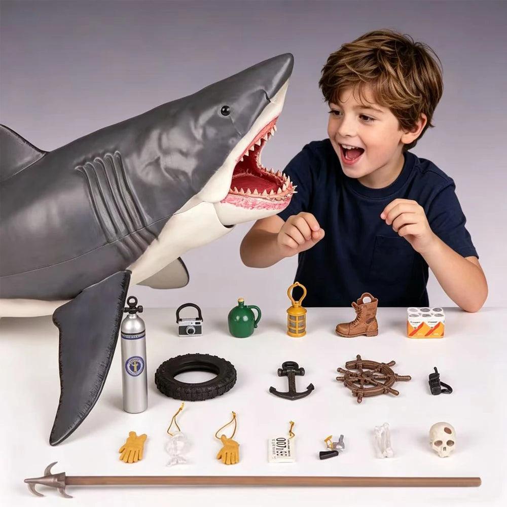  Jaws Collectible Figure 50th Anniversary Accessories 