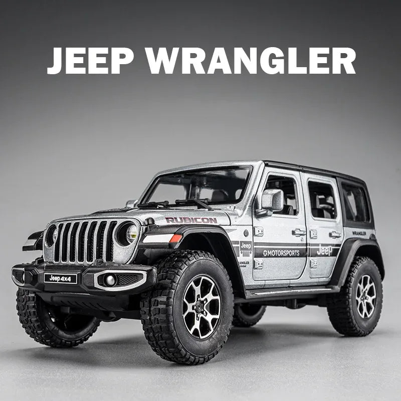 Jeep Wrangler 1 22 Diecast Alloy Pull Back Model Car With Sound And Light - ToylandEU
