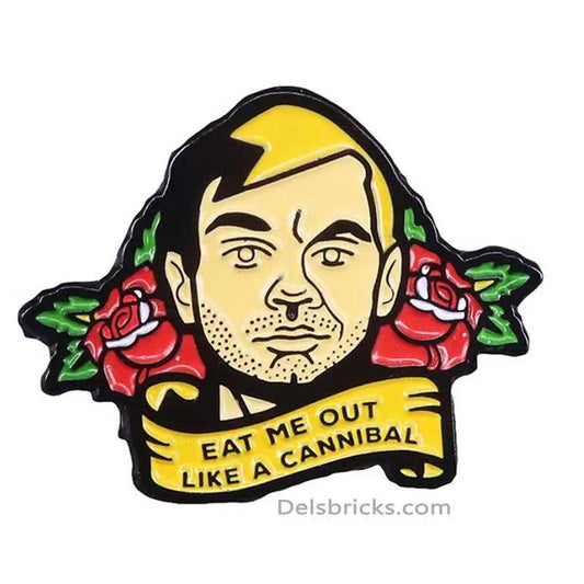  Jeffrey Dahmer Cannibal Enamel Pins Copper Finish -  ToylandEU™