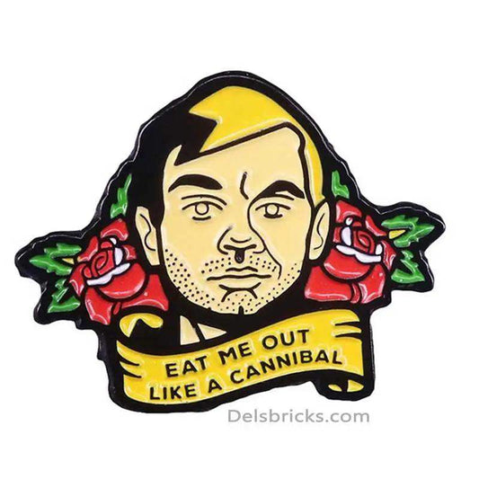 Jeffrey Dahmer Cannibal Enamel Pins Copper Finish -  ToylandEU™