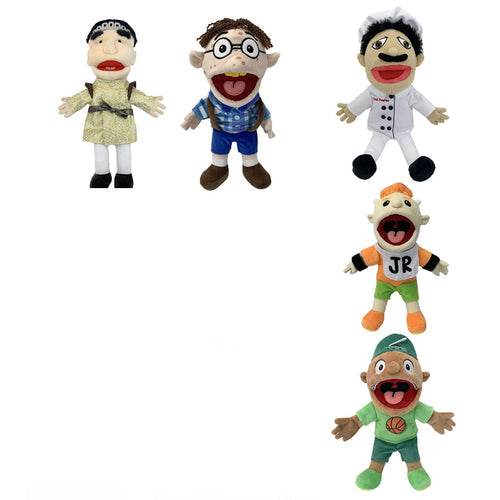 Jeffy Puppet & Feebee Zombie Plush Doll Set - Fun Playtime Duo! - ToylandEU
