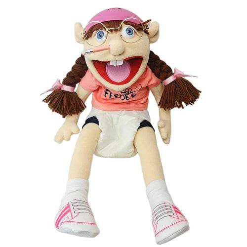 Jeffy Puppet & Feebee Zombie Plush Doll Set - Fun Playtime Duo! - ToylandEU