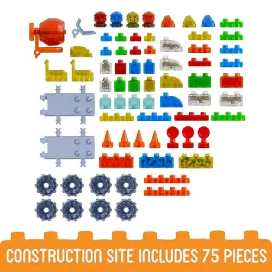 Jelly Blox Building Block Set 75 Pieces Sensory Blocks - ToylandEU