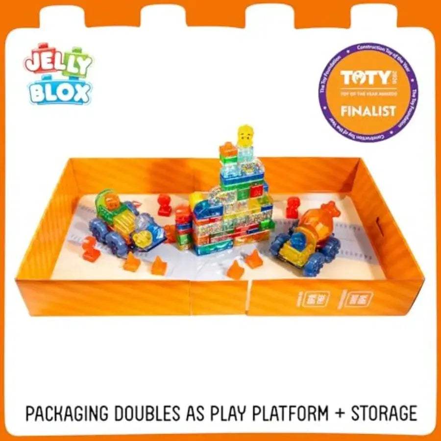 Jelly Blox Building Block Set 75 Pieces Sensory Blocks - ToylandEU