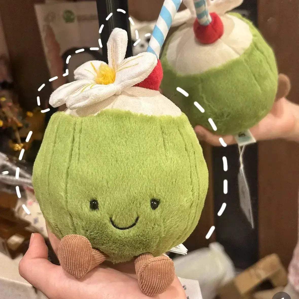 Jellycat Coconut Palm Soft Plush Toy For Cozy Rooms Decor - ToylandEU