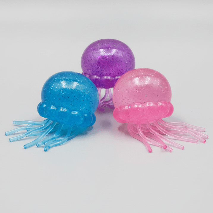 Jellyfish Squishy Toy Set | 3 Pack Sensory | Toylandeu™