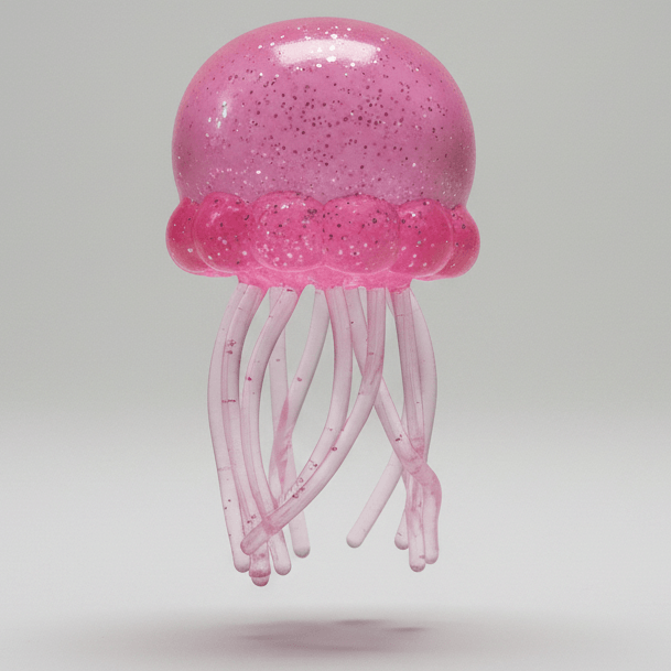 Jellyfish Water Squish Toy | Pink | Toylandeu™