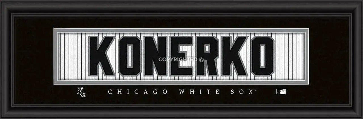  Paul Konerko Chicago White Sox Print Framed 8x24 Signature -  ToylandEU™