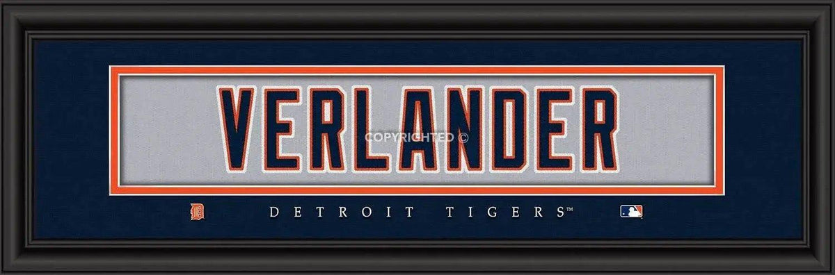 Detroit Tigers Print 8x24 Signature Style Justin Verlander -  ToylandEU™